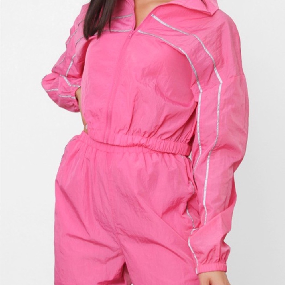 Neon Pink Reflective Track Set - Picture 4 of 4